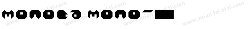 monoca mono字体转换